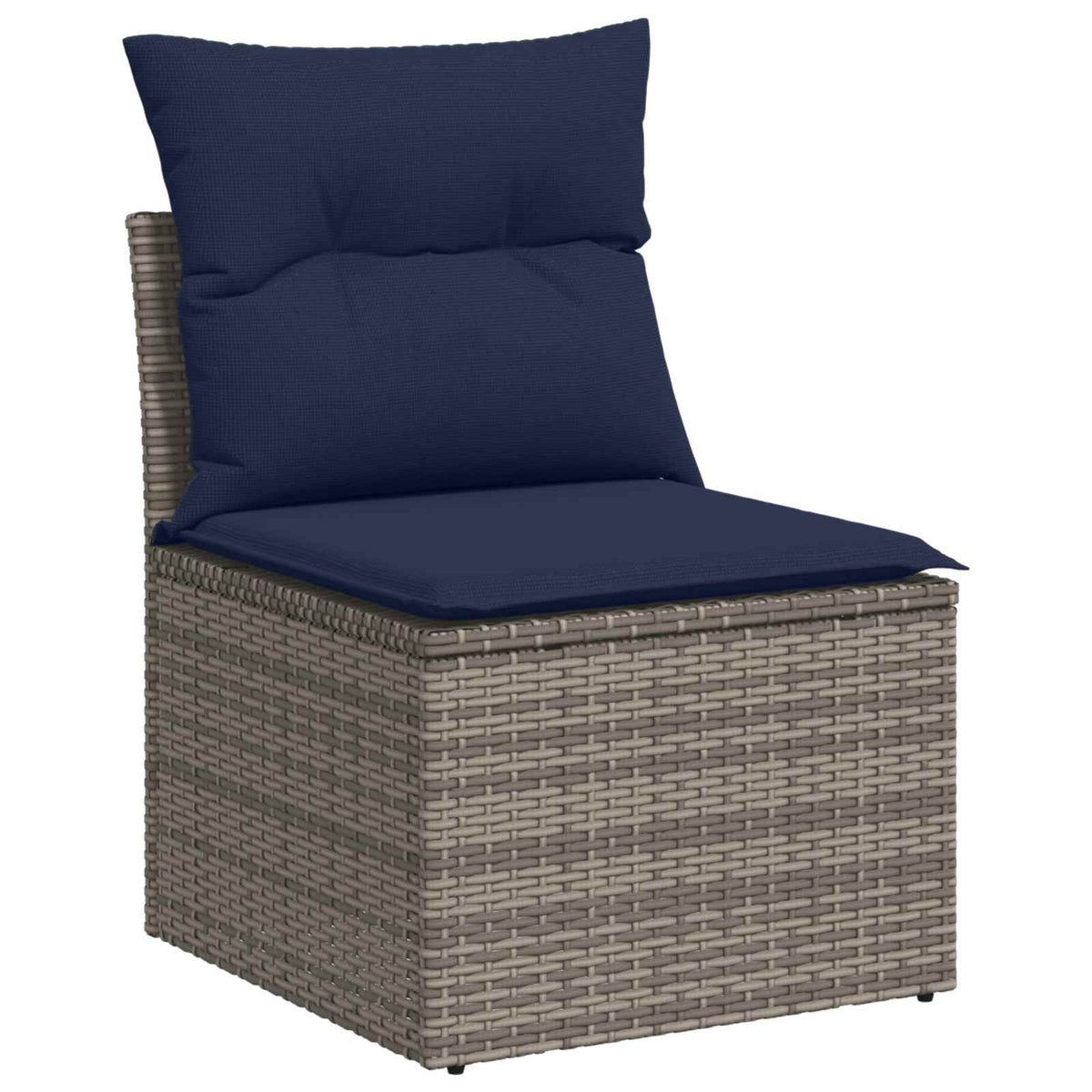 Set sofe 7 kom. Siva i tamnoplava 55 x 55 x 69 cm 237,5 x 237,5 x 85 cm