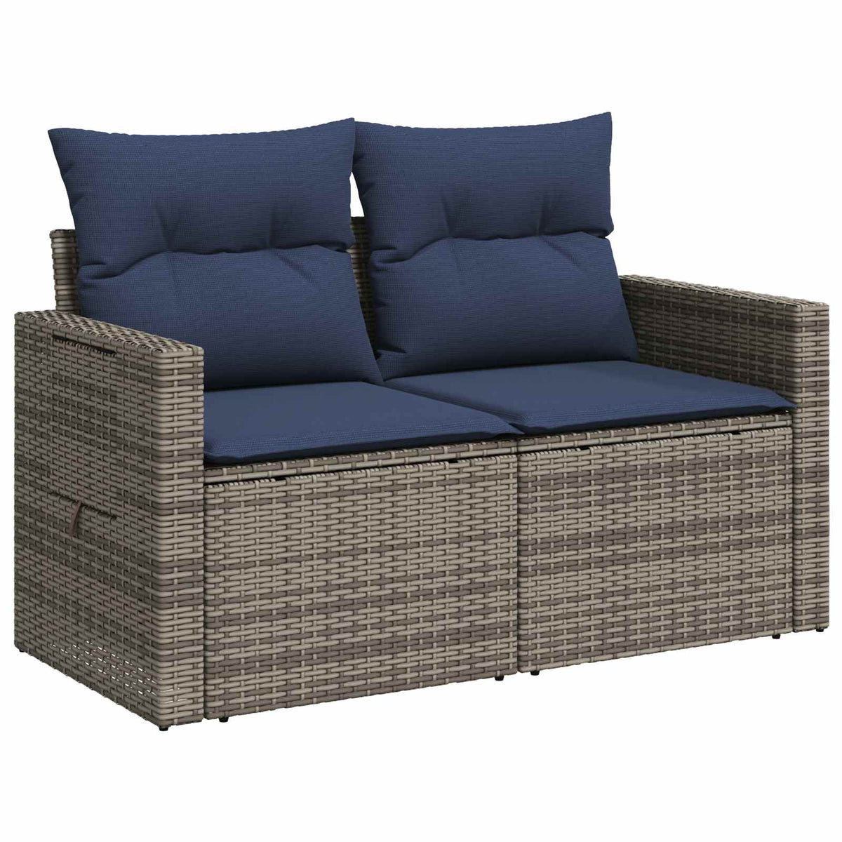 Set sofe 7 kom. Siva i tamnoplava 234 x 234 x 85 cm