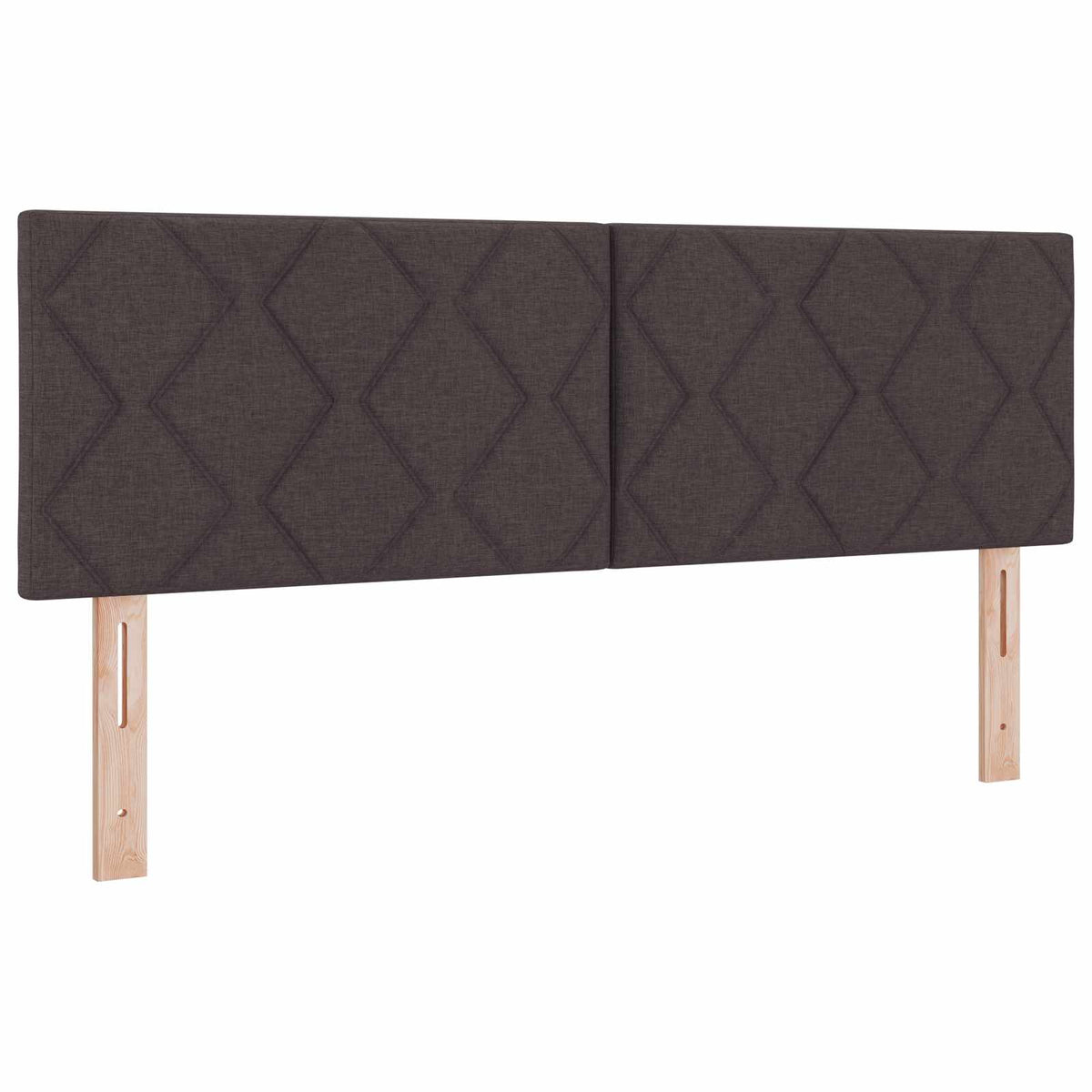 Boxspring krevet s madracem Tamno smeđa 160 x 200 cm Tkanina 202 x 160 x 88 cm