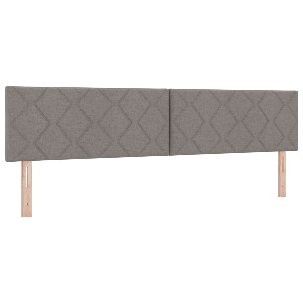 Boxspring krevet s madracem Sivosmeđa 200 x 200 cm Tkanina Smeđesiva 200 x 200 x 88 cm