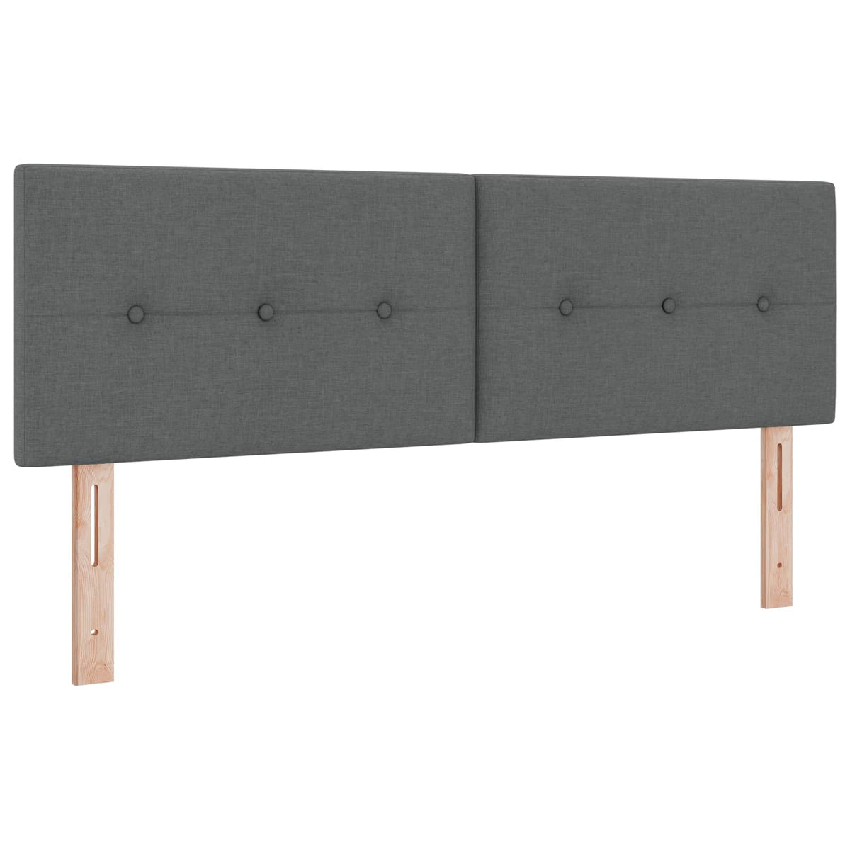 Boxspring krevet s madracem Tamnosiva 160 x 200 cm Tkanina 200 x 160 x 100.5 cm