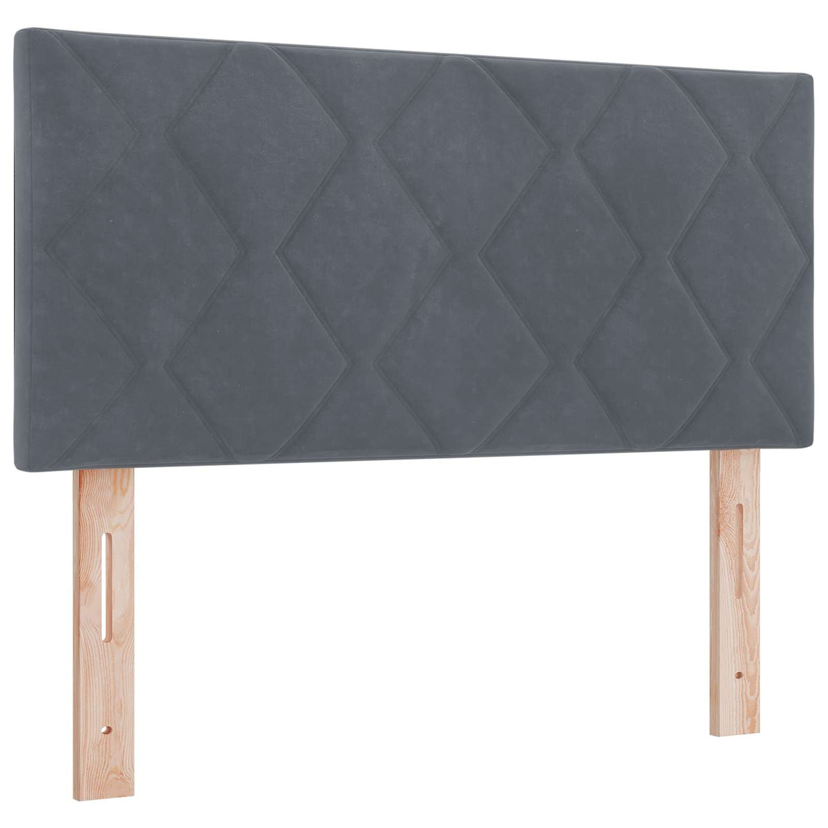 Boxspring krevet s madracem Tamnosiva 100 x 200 cm Baršun Plava 200 x 100 x 88 cm