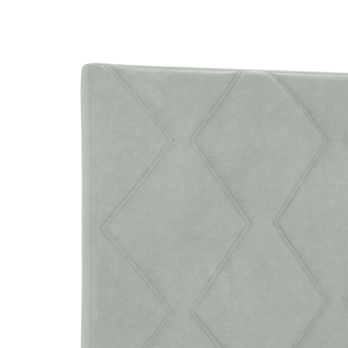 Boxspring krevet s madracem Svjetlosiva 140 x 190 cm Baršun Zelena