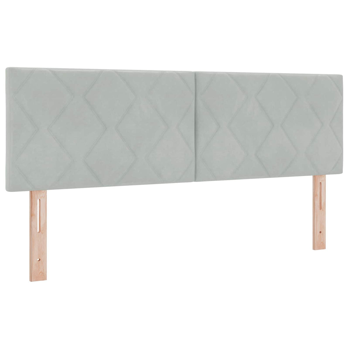 Boxspring krevet s madracem Svjetlosiva 140 x 190 cm Baršun Zelena