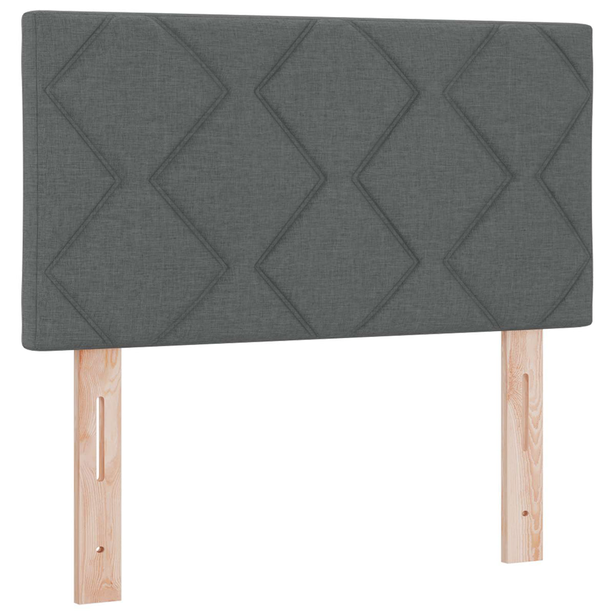 Boxspring krevet s madracem Tamnosiva 80 x 200 cm Tkanina 80 x 200 x 100.5 cm