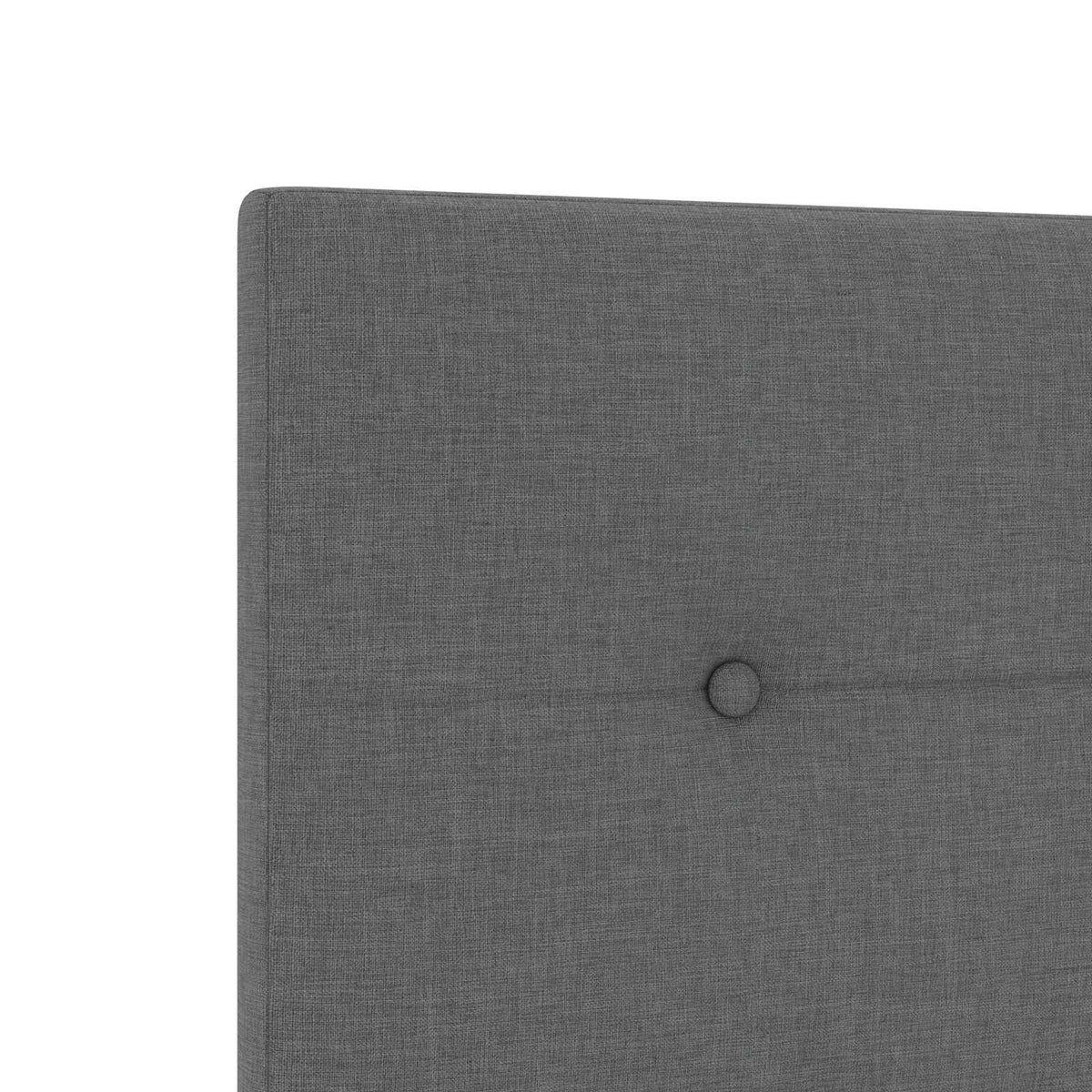 Boxspring krevet s madracem Tamnosiva 90 x 200 cm Tkanina 90 x 200 x 100.5 cm