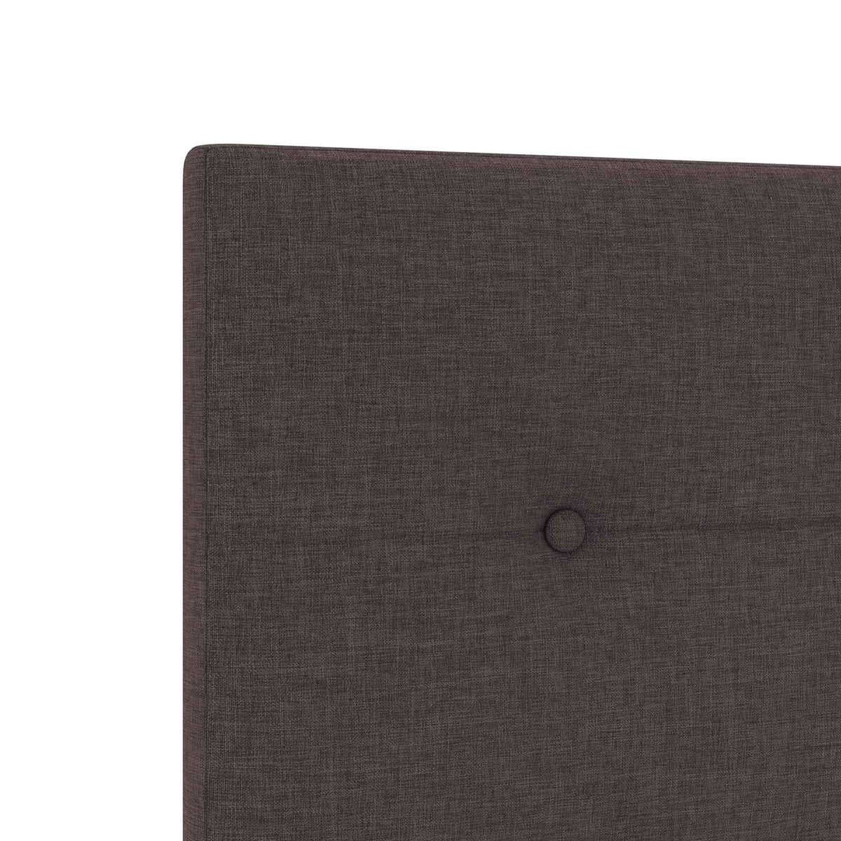 Boxspring krevet s madracem Tamno smeđa 90 x 200 cm Tkanina 90 x 200 x 100.5 cm