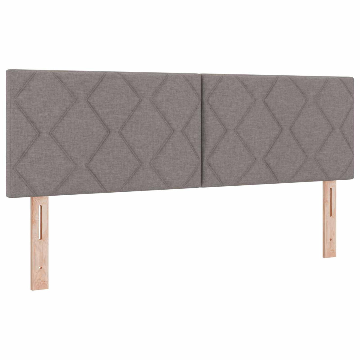 Boxspring krevet s madracem Sivosmeđa 140 x 190 cm Tkanina Smeđesiva 144 x 190 x 100.5 cm