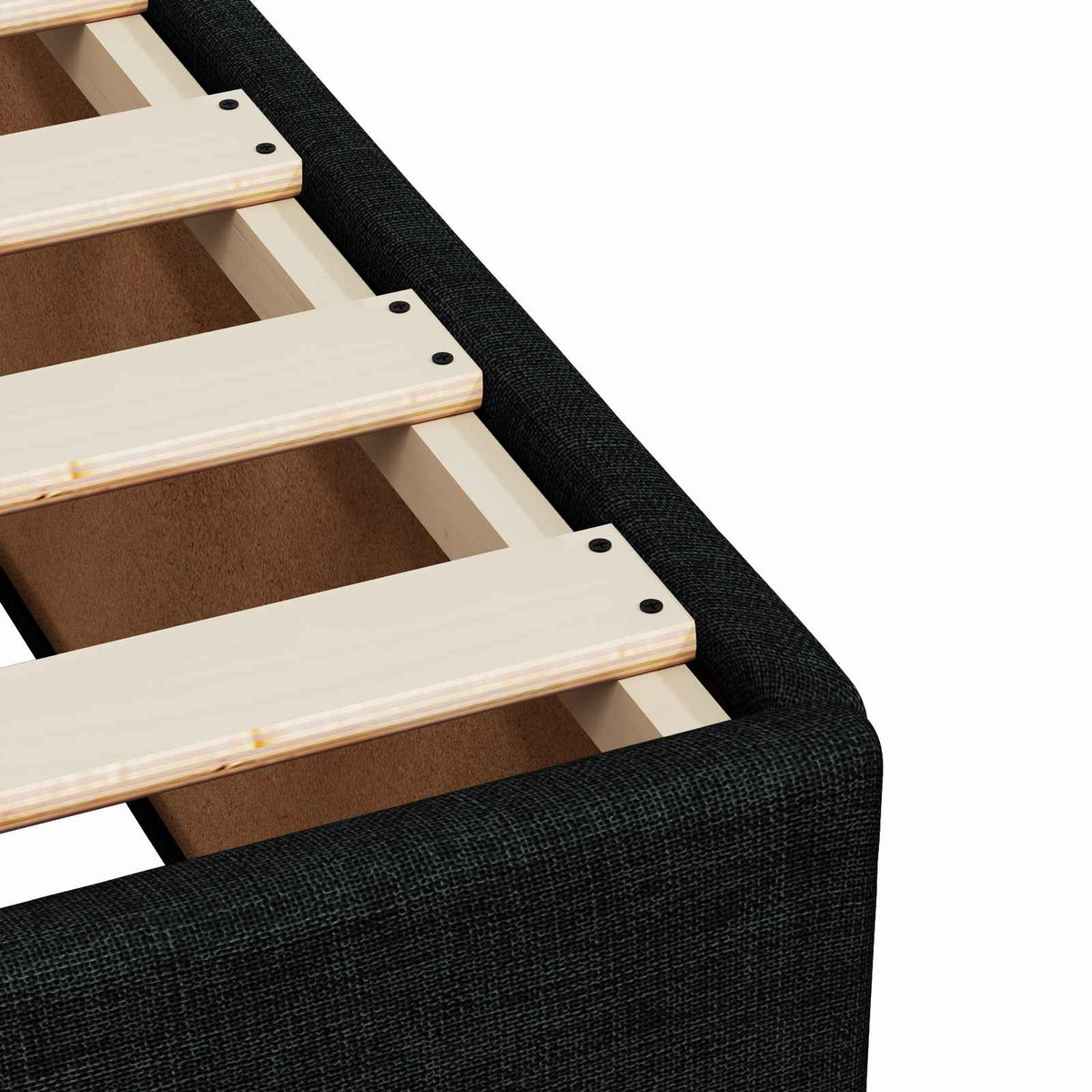 Boxspring krevet s madracem Crna 80 x 200 cm Tkanina 200 x 80 x 140.5 cm