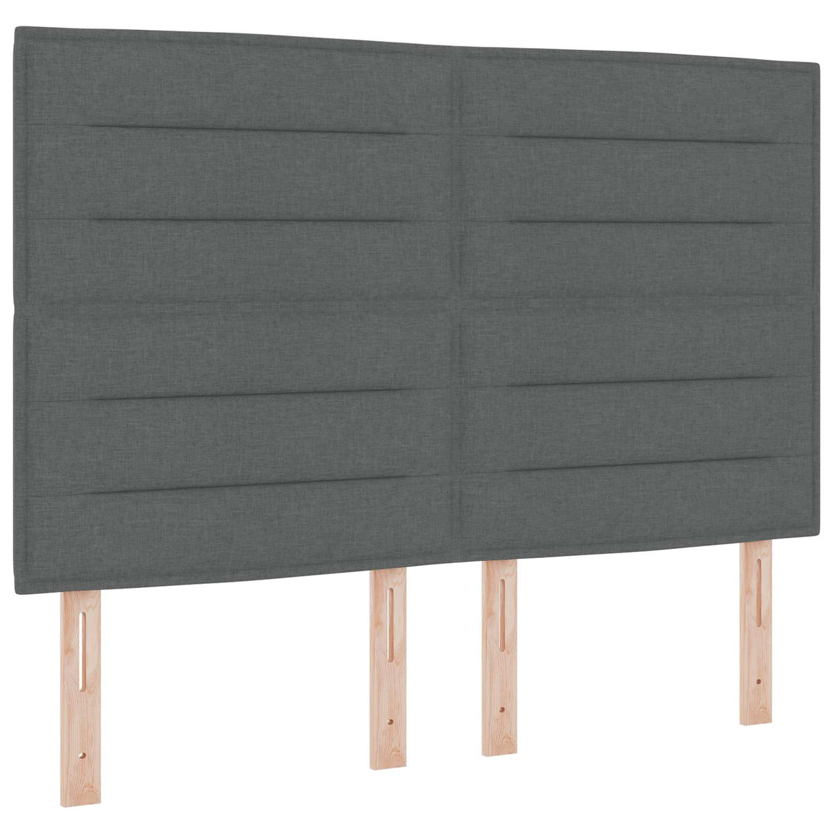 Boxspring krevet s madracem Tamnosiva 140 x 190 cm Tkanina 190 x 144 x 140.5 cm