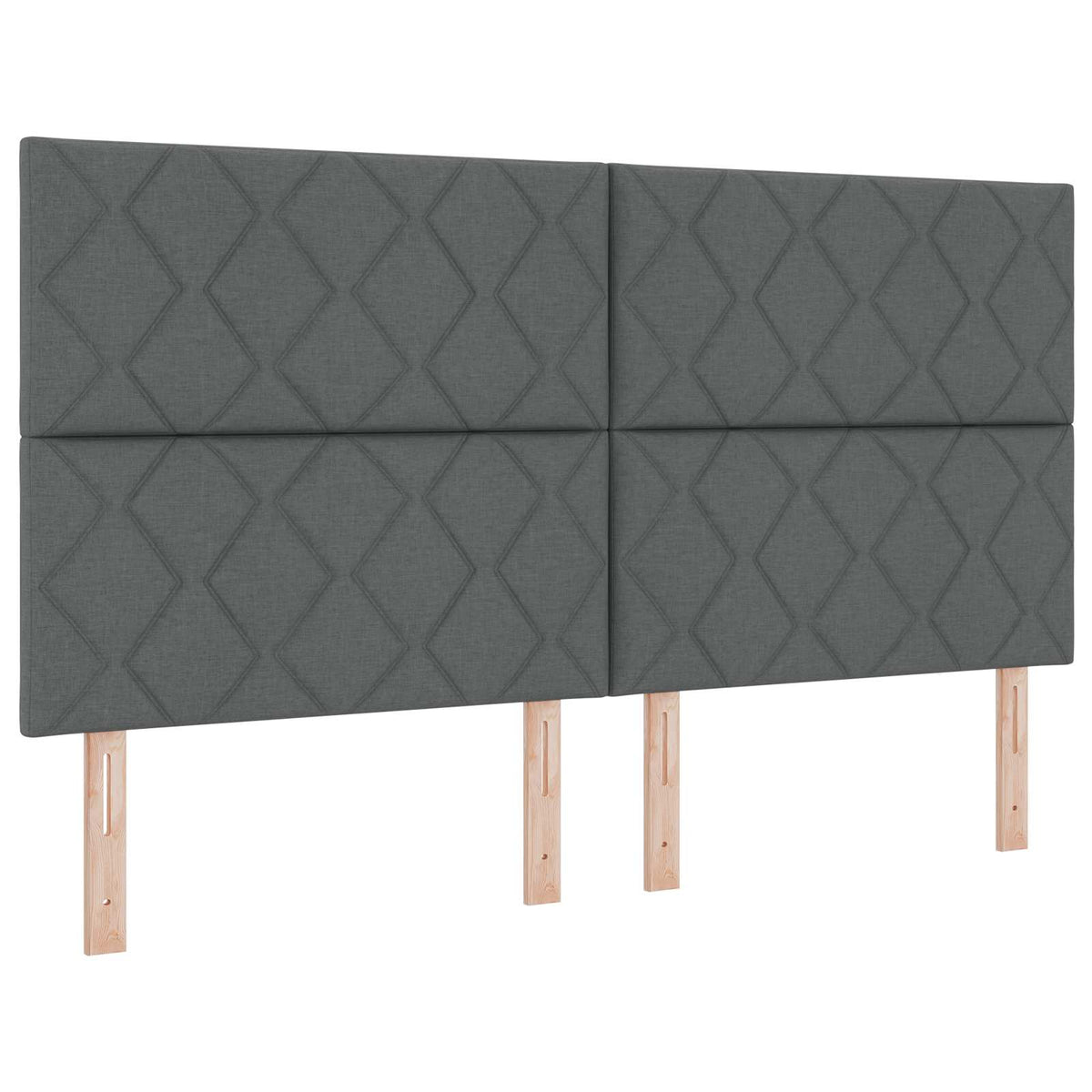 Boxspring krevet s madracem Tamnosiva 180 x 200 cm Tkanina 200 x 180 x 140.5 cm