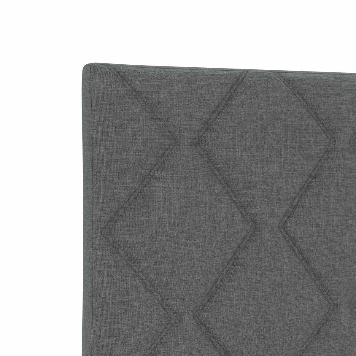 Boxspring krevet s madracem Tamnosiva 140 x 190 cm Tkanina 190 x 144 x 140.5 cm