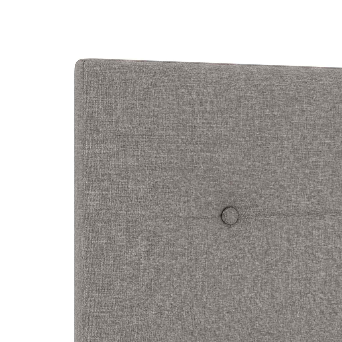 Boxspring krevet s madracem Sivosmeđa 140 x 200 cm Tkanina Smeđesiva 144 x 200 x 140.5 cm