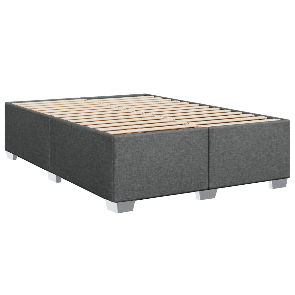 Boxspring krevet s madracem Tamnosiva 160 x 200 cm Tkanina 160 x 200 x 140.5 cm