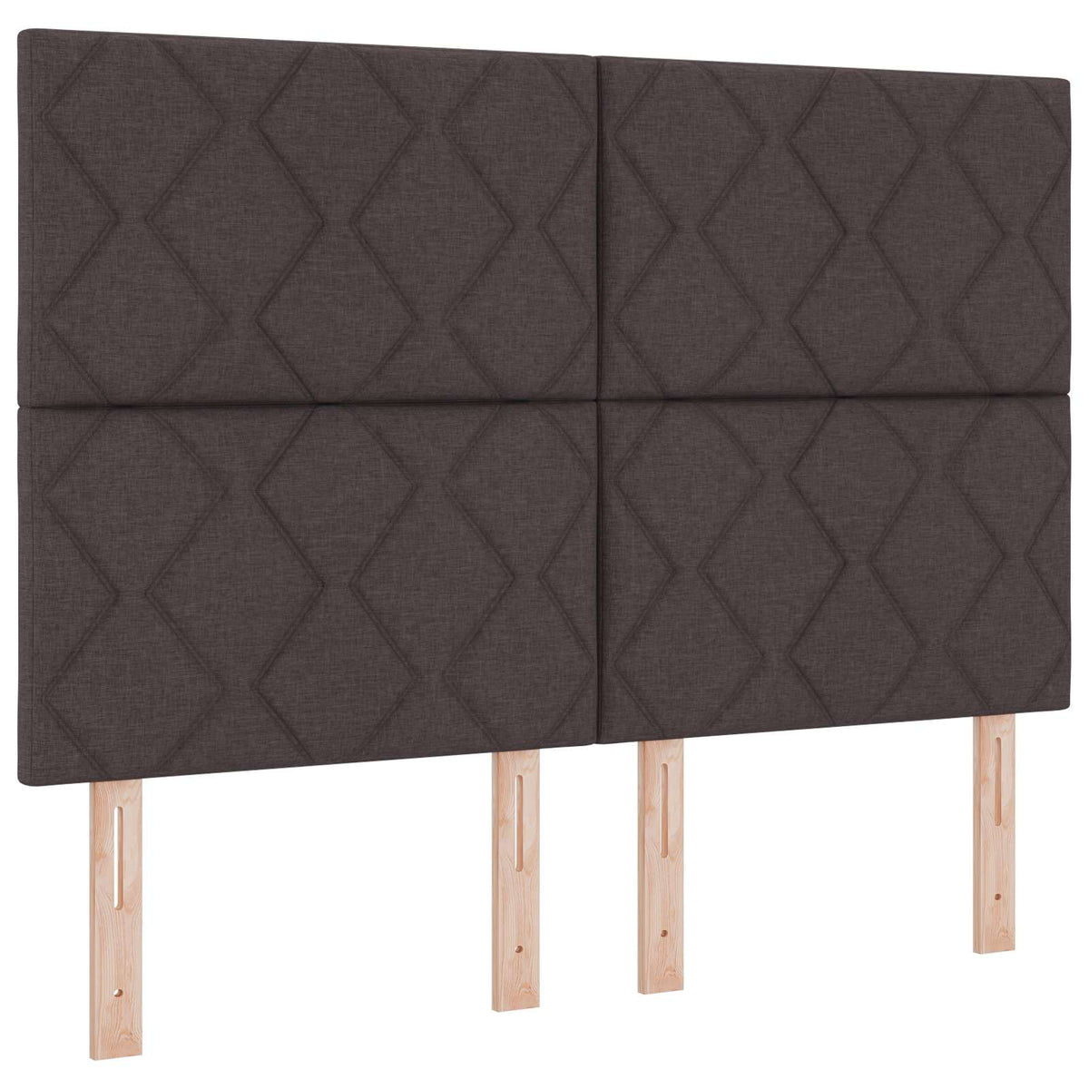 Boxspring krevet s madracem Tamno smeđa 160 x 200 cm Tkanina 160 x 200 x 140.5 cm