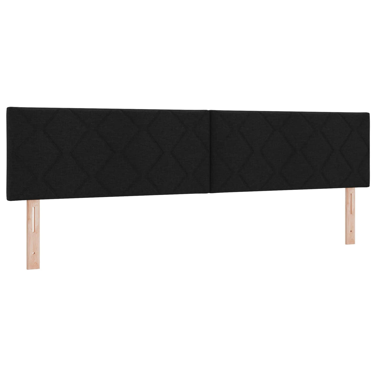 Krevet s od storage s uzglavljem 2 kom. Crna Lažna koža 200 x 200 cm
