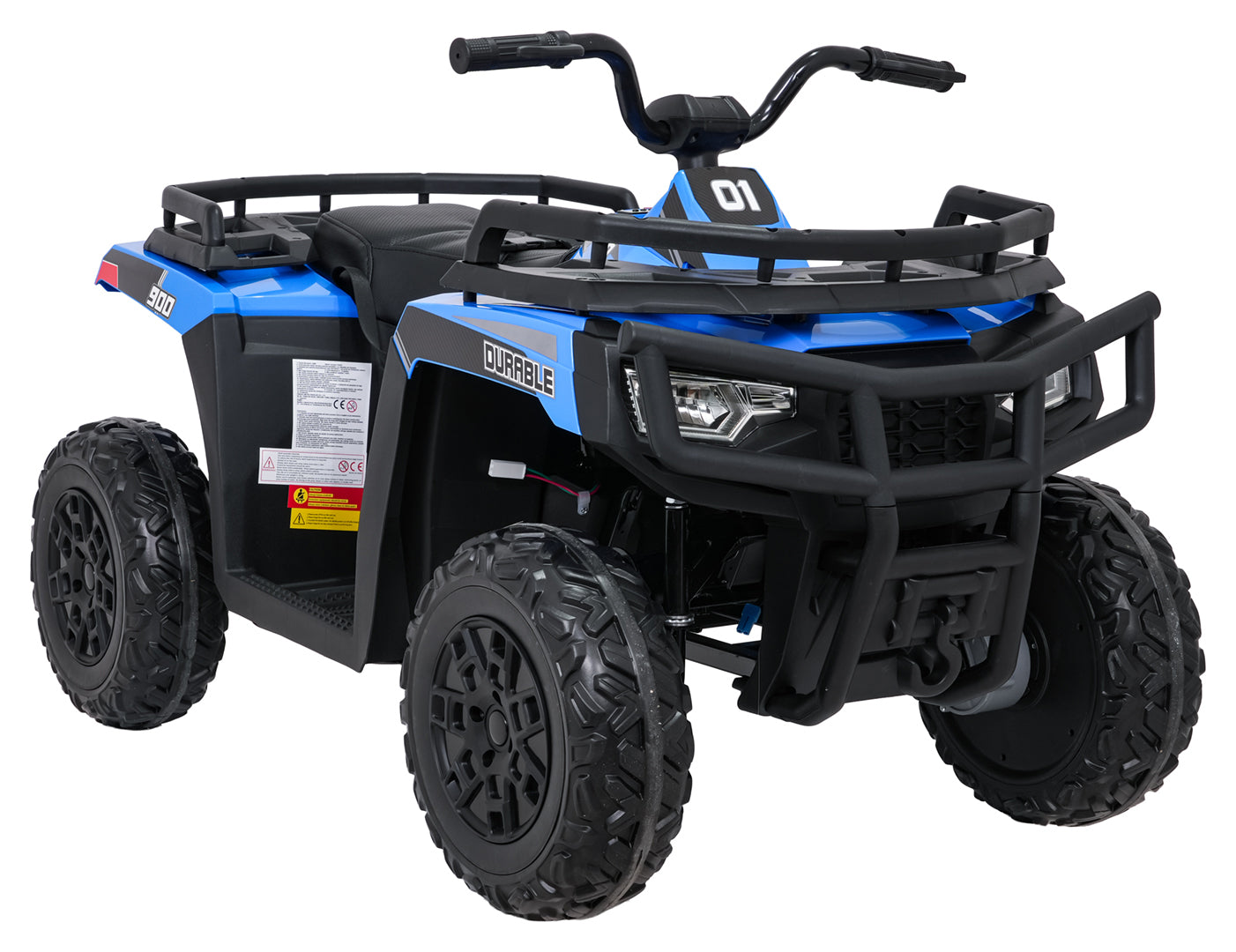 Quad na akumulator 4x4 ATV WOLF - plavi