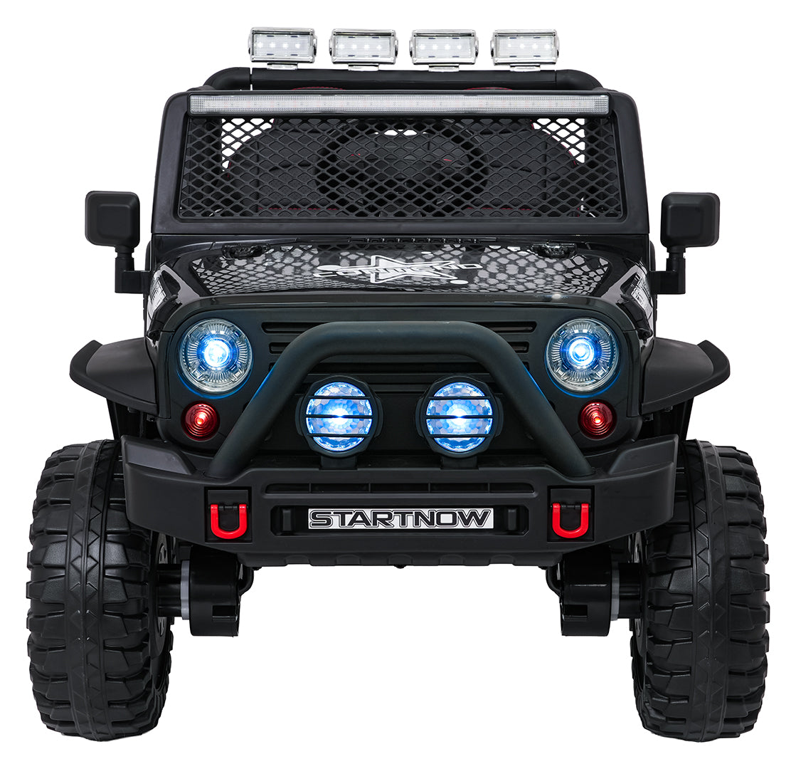 Auto na akumulator Jeep BEAST 4x4 - crni