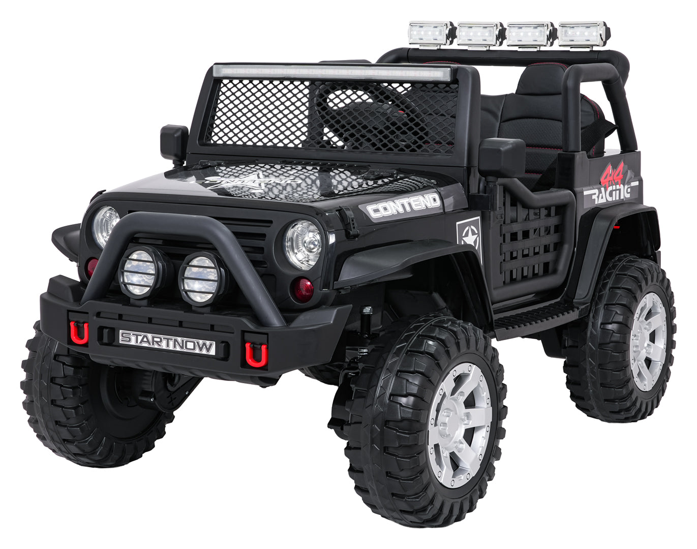 Auto na akumulator Jeep BEAST 4x4 - crni