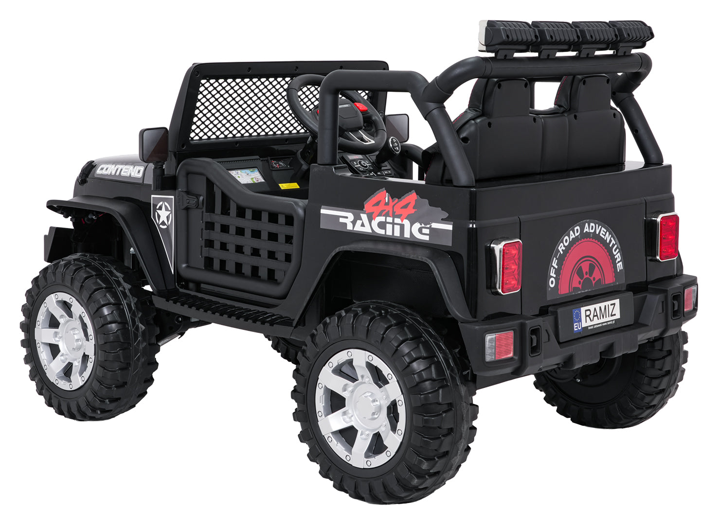 Auto na akumulator Jeep BEAST 4x4 - crni