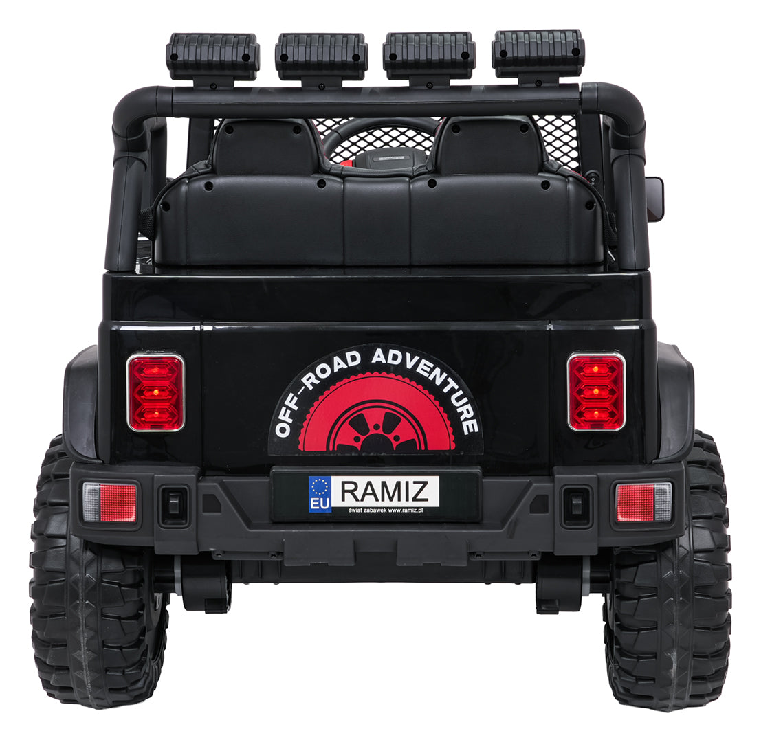 Auto na akumulator Jeep BEAST 4x4 - crni