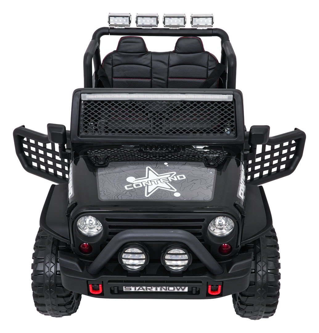 Auto na akumulator Jeep BEAST 4x4 - crni