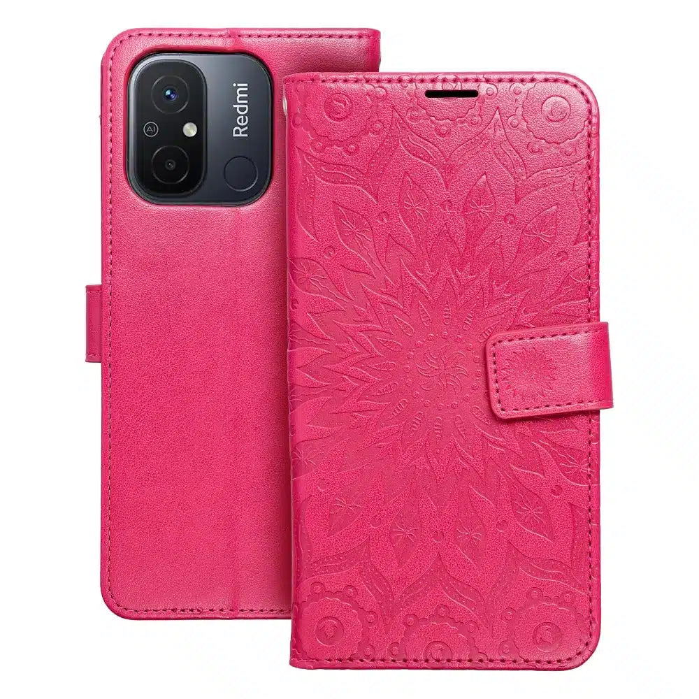 MEZZO Book case preklopna torbica za XIAOMI Redmi 12 C mandala magenta