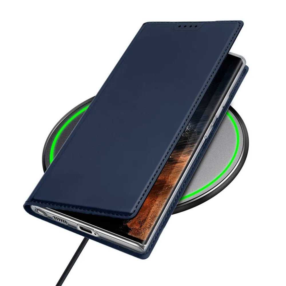 DUX DUCIS Skin Pro – preklopna torbica za Samsung Galaxy S23 Ultra, modra