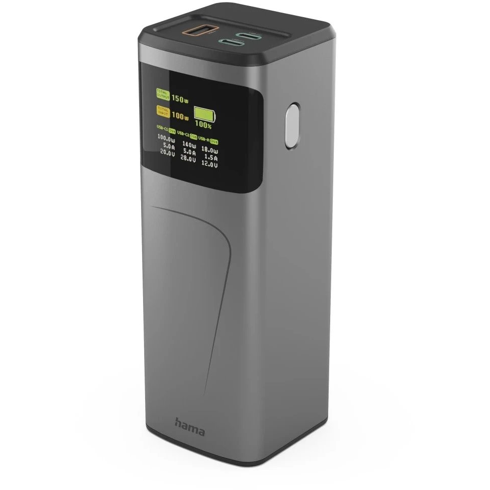 Hama High Power Litij ion (Li-Ion) 24000 mAh Sivo