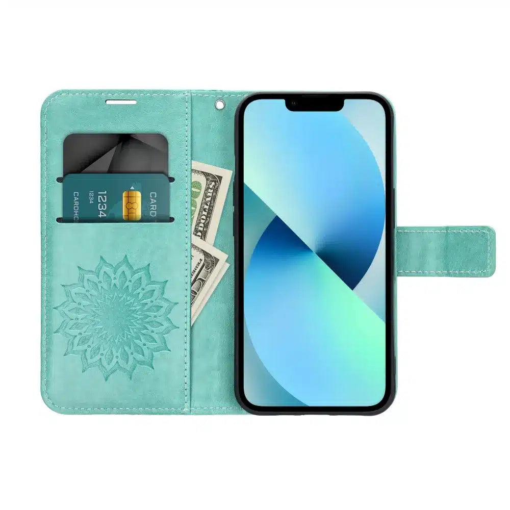 MEZZO Book case preklopna torbica za XIAOMI Redmi NOTE 10 / 10S mandala green