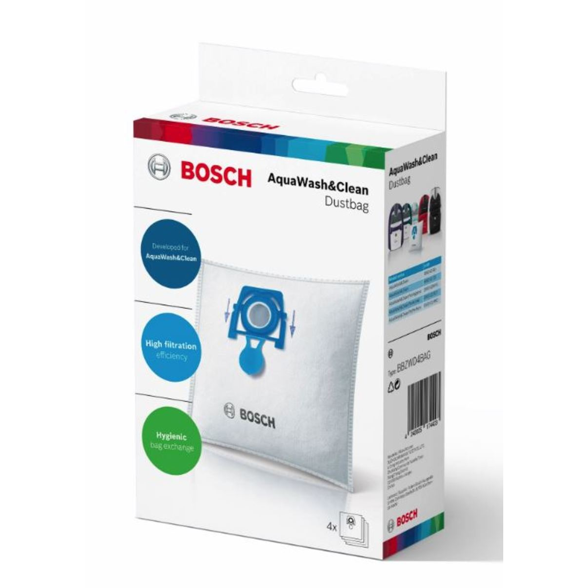 Bosch BBZWD4BAG pribor za usisavač Usisavač sa cilindrom Vrećica za prašinu