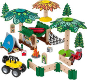 Fisher-Price Gradbeni set - Wonder Makers Soft Slumber Campground, 60 komada