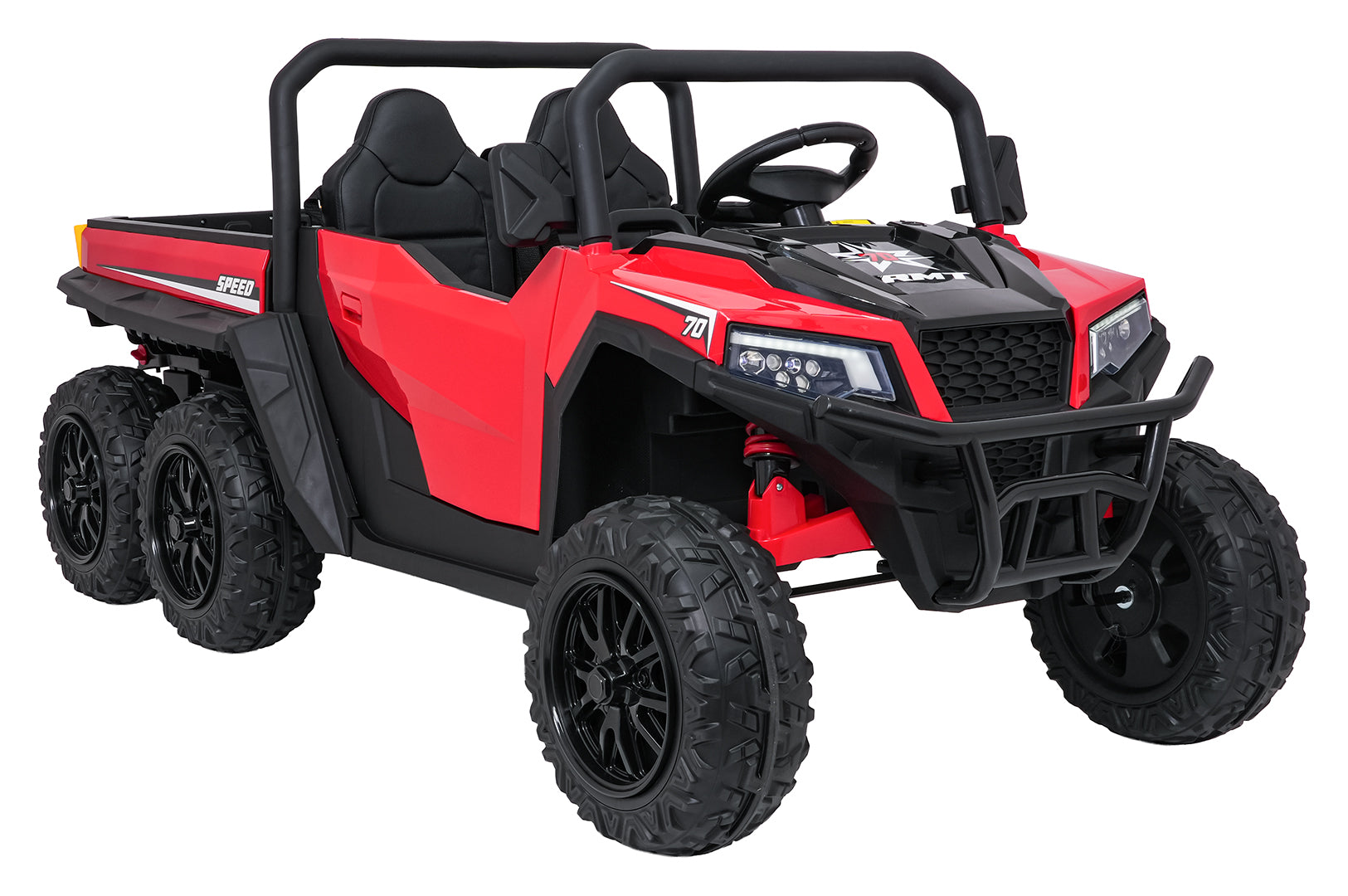 Auto na akumulator Farmer Truck X-POWER 4x4 - DVOSJED - crveni