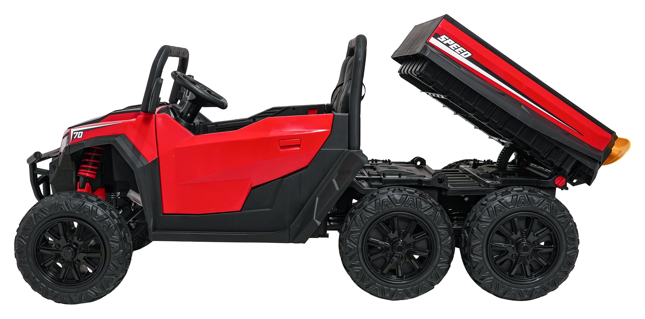 Auto na akumulator Farmer Truck X-POWER 4x4 - DVOSJED - crveni