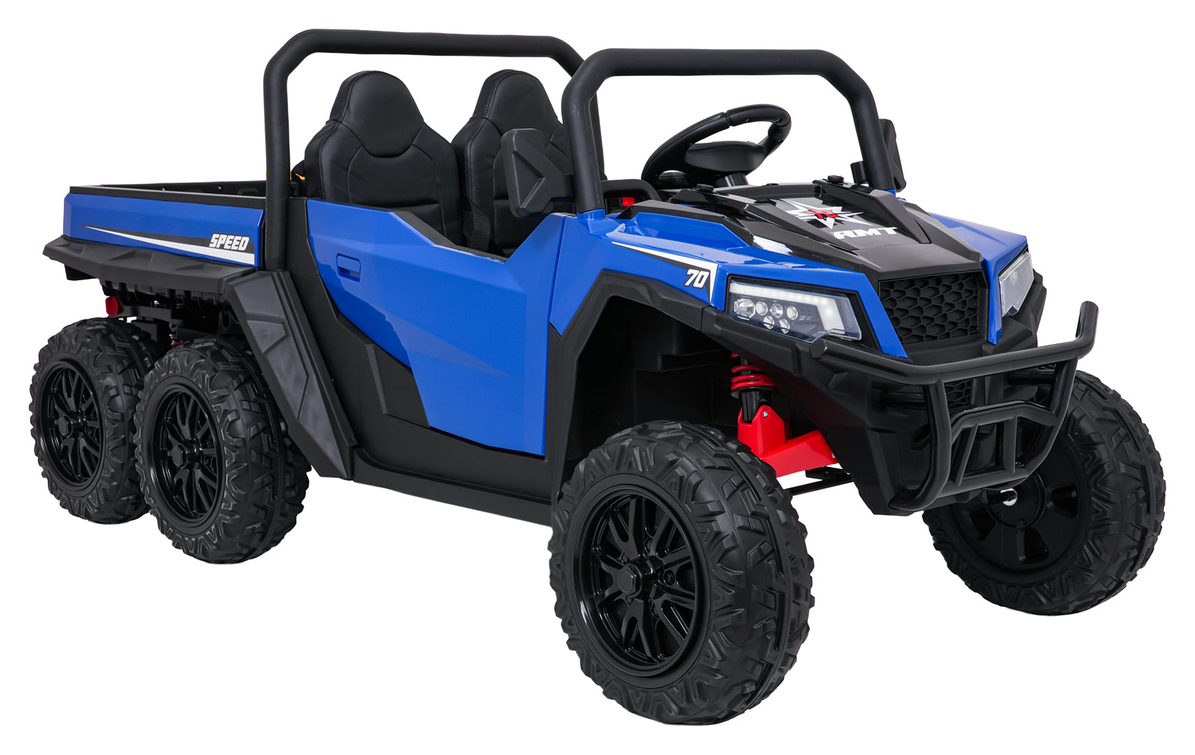 Auto na akumulator Farmer Truck X-POWER 4x4 - DVOSJED - plavi