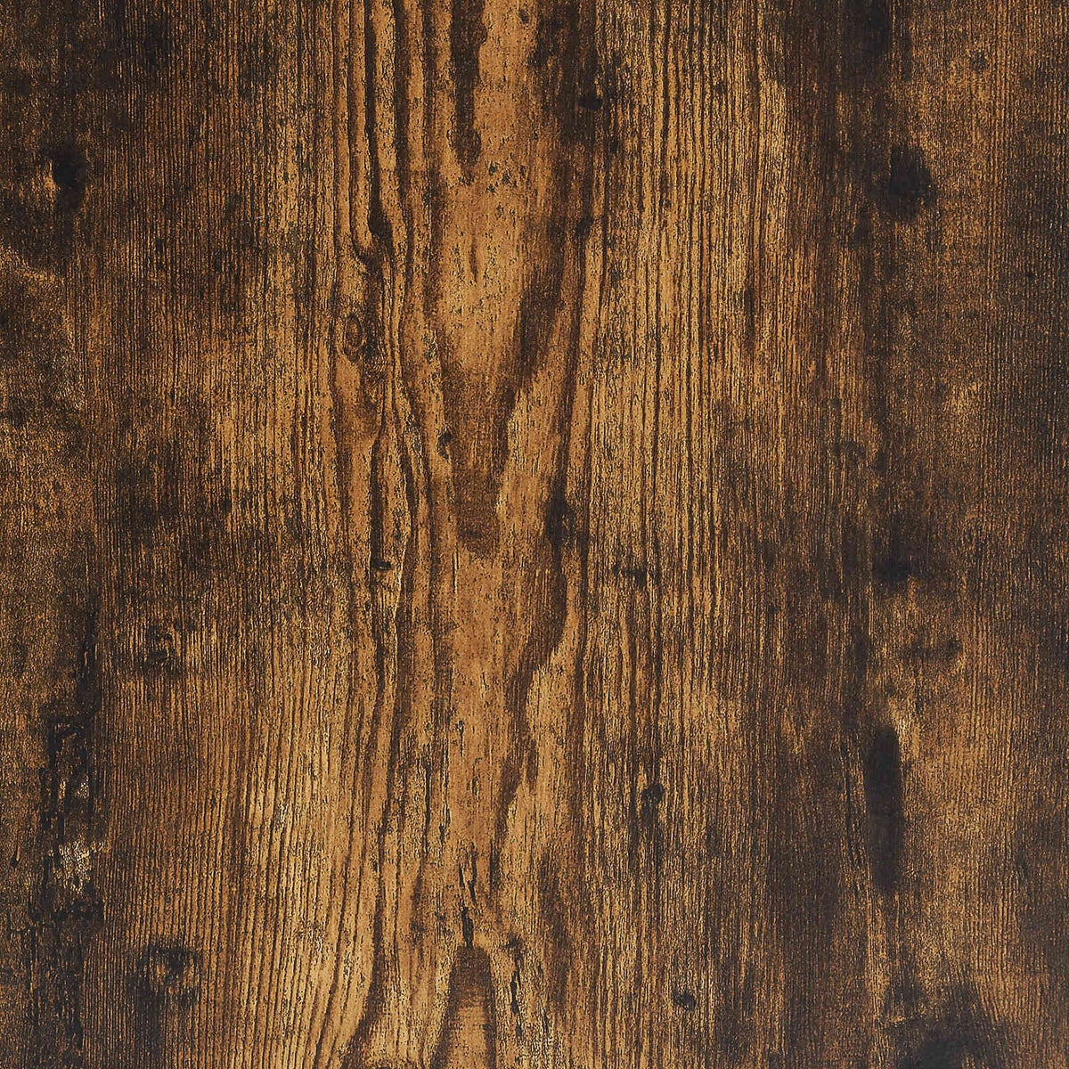 Krevetna konstrukcija s pohranom i uzglavljem Dimljeni hrast Smeđa 135 x 190 cm