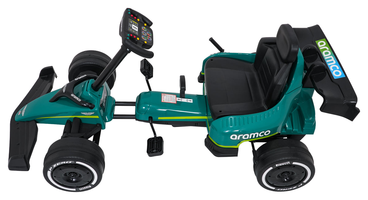 Licencirani Go-Kart na pedale Aston Martin - tirkizni