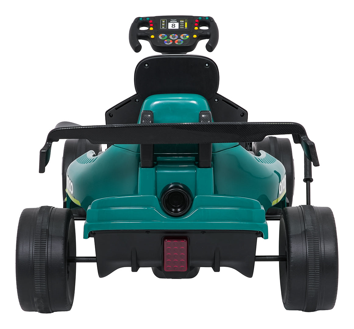 Licencirani Go-Kart na pedale Aston Martin - tirkizni