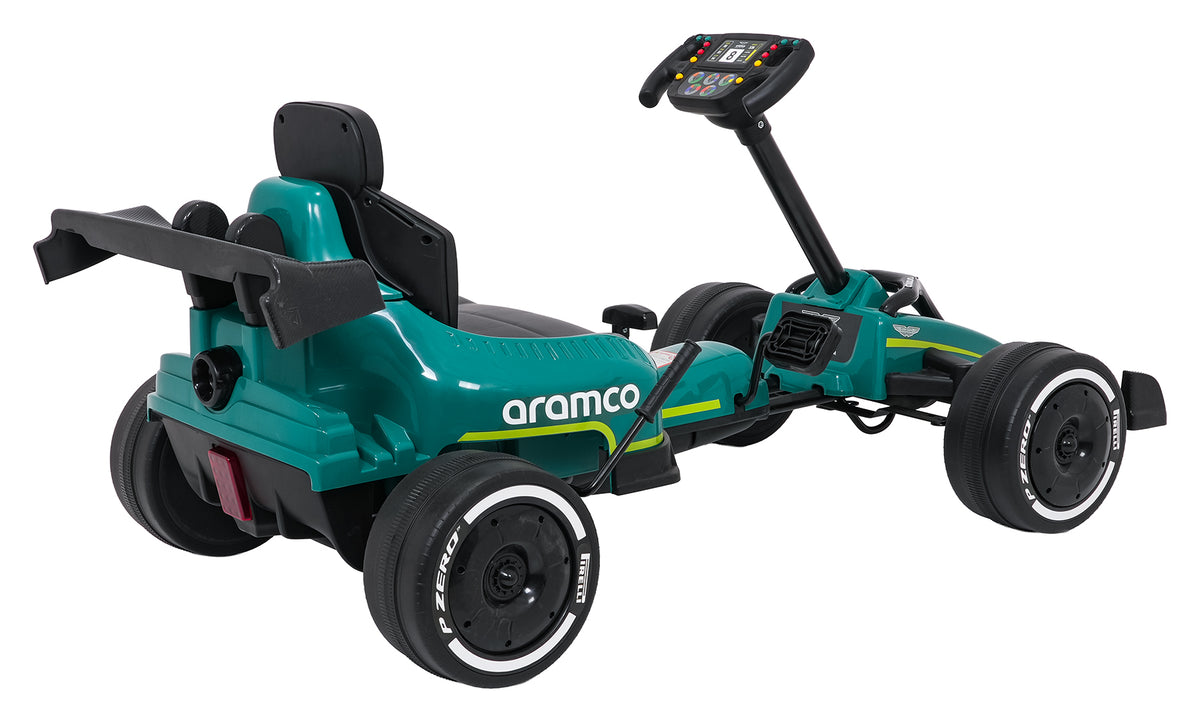 Licencirani Go-Kart na pedale Aston Martin - tirkizni