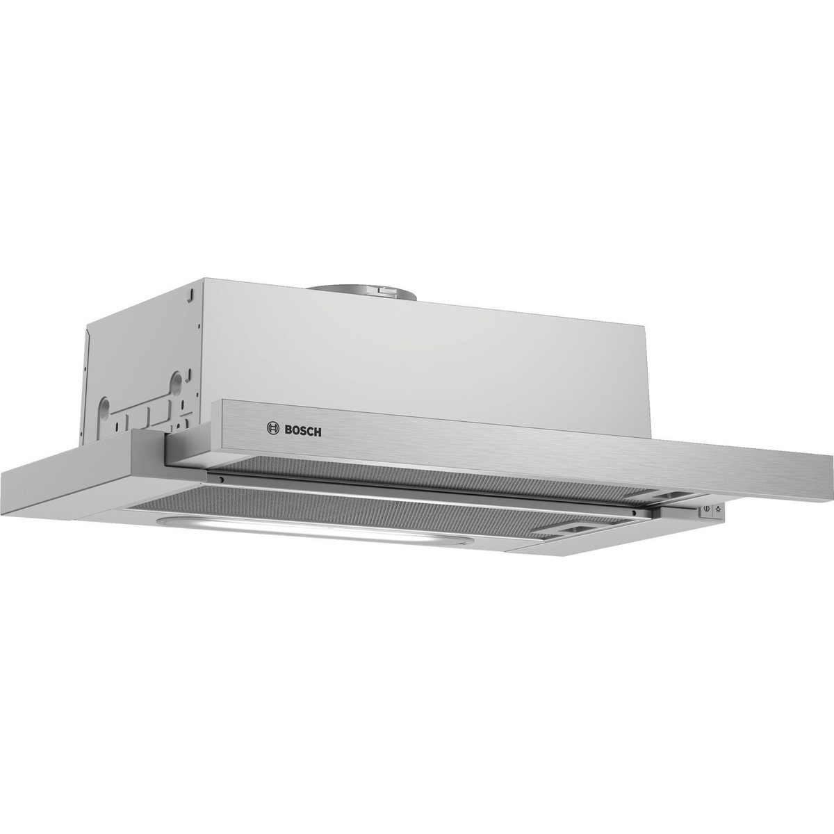 Bosch Serie 4 DFT63AC50 kuhinjska napa Polu-ugradbeni (na izvlačenje) Srebro 360 m³/h D