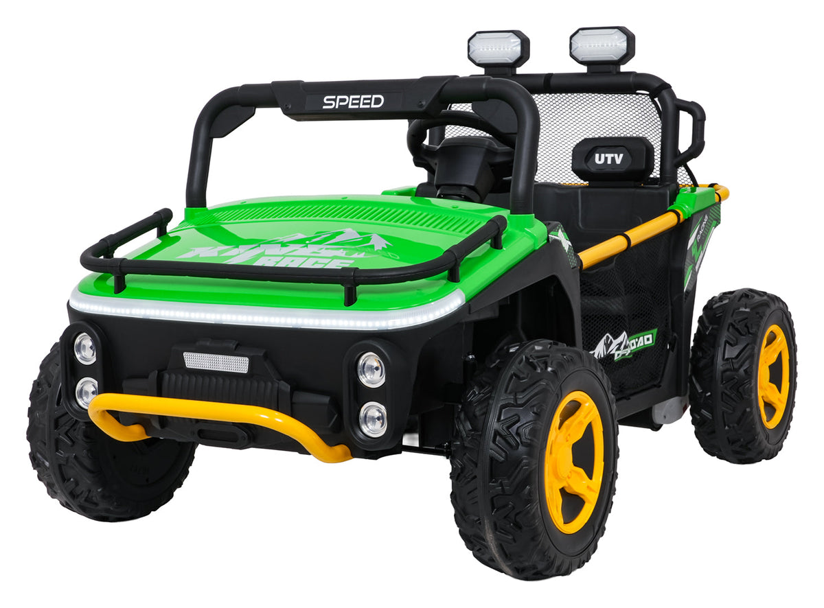 Buggy na akumulator UTV SPEED 2x80W- dvosjed - Zeleni