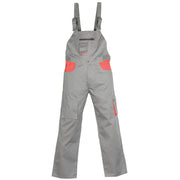 Radne farmer hlače CLASSIC PLUS sivo/crvene