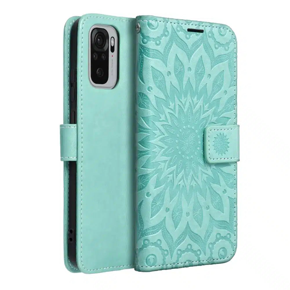 MEZZO Book case preklopna torbica za XIAOMI Redmi NOTE 10 / 10S mandala green