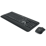 Logitech Advanced MK540 tipkovnica Miš priložen Univerzalno RF bežični Arapski Crno, Bijelo