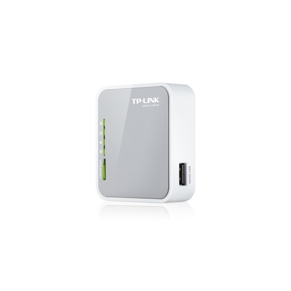 TP-Link TL-MR3020 bežični usmjerivač Brzi Ethernet Jednofrekvencijski (2,4 GHz) Sivo, Bijelo