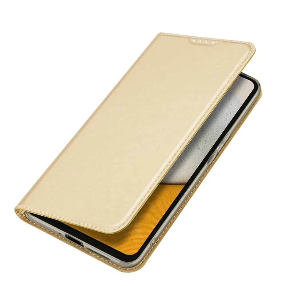 DUX DUCIS Skin Pro – preklopna torbica za Samsung Galaxy A34 zlate barve
