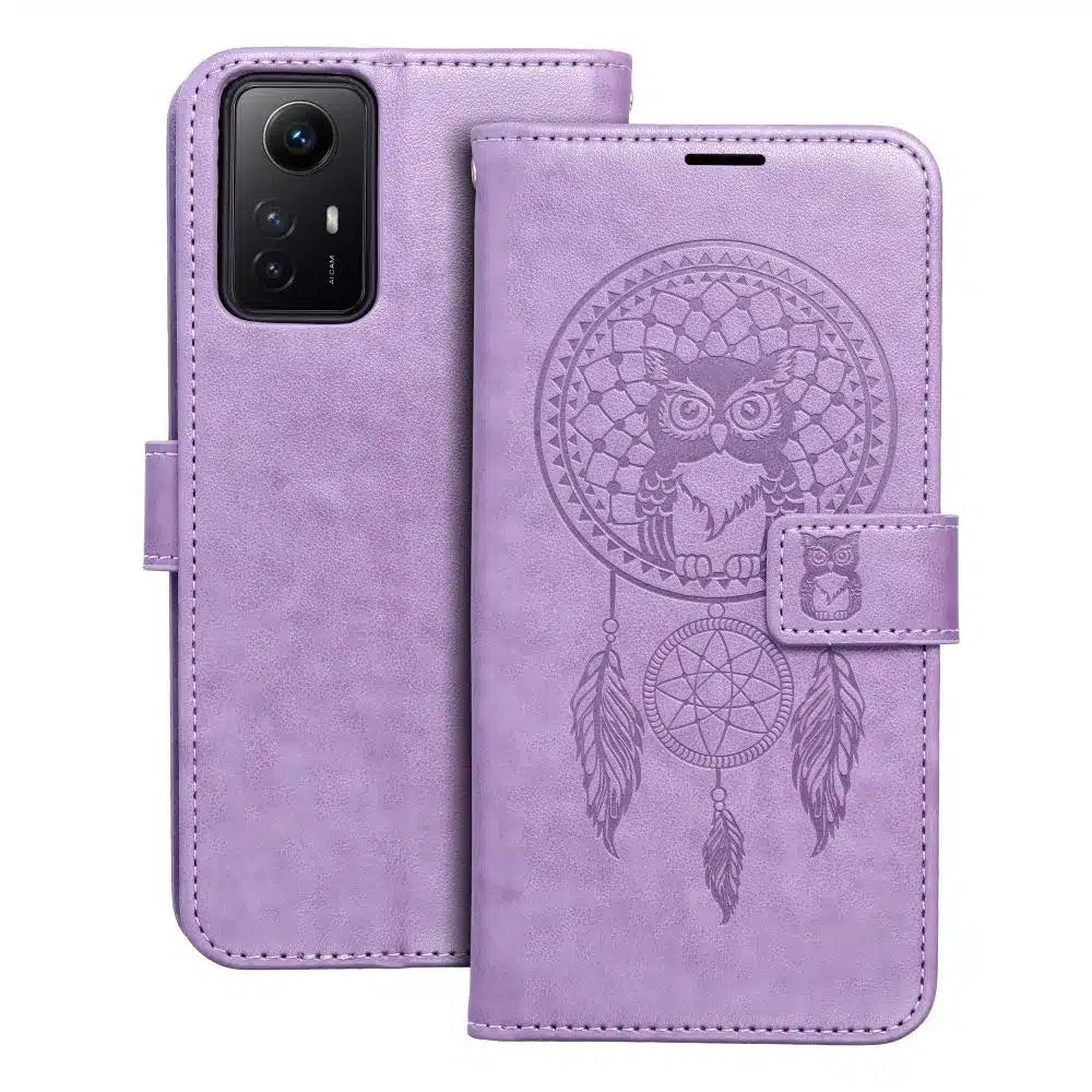 MEZZO Book case preklopna torbica za XIAOMI Redmi Note 12S dream catcher ljubičasta