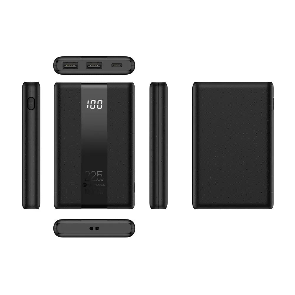 Powerbank Forcell F-Energy Energo P10K2 QC3.0 PD 3A 22.5W 10000 mAh črna