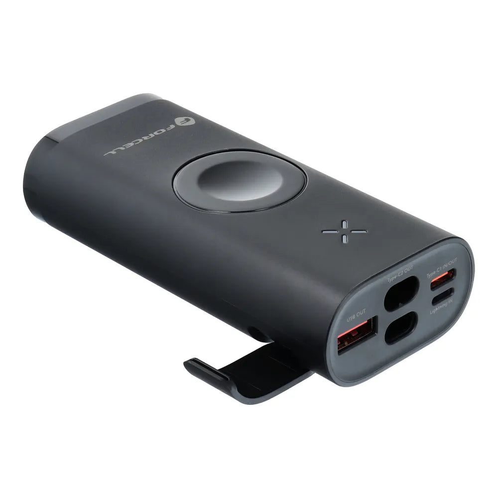 FORCELL Powerbank F-Energy F10k1 10.000 mAh, združljiv z Apple Watch, črn
