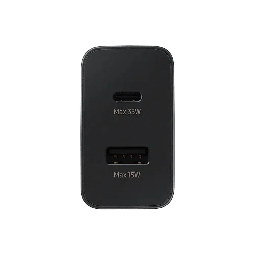 Originalni Samsung hitri polnilec EP-TA220NBEGEU 1x USB C 1x USB A 3A 35W črn